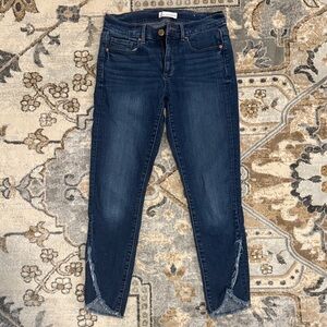 LOFT Deep Blue Skinny Jeans